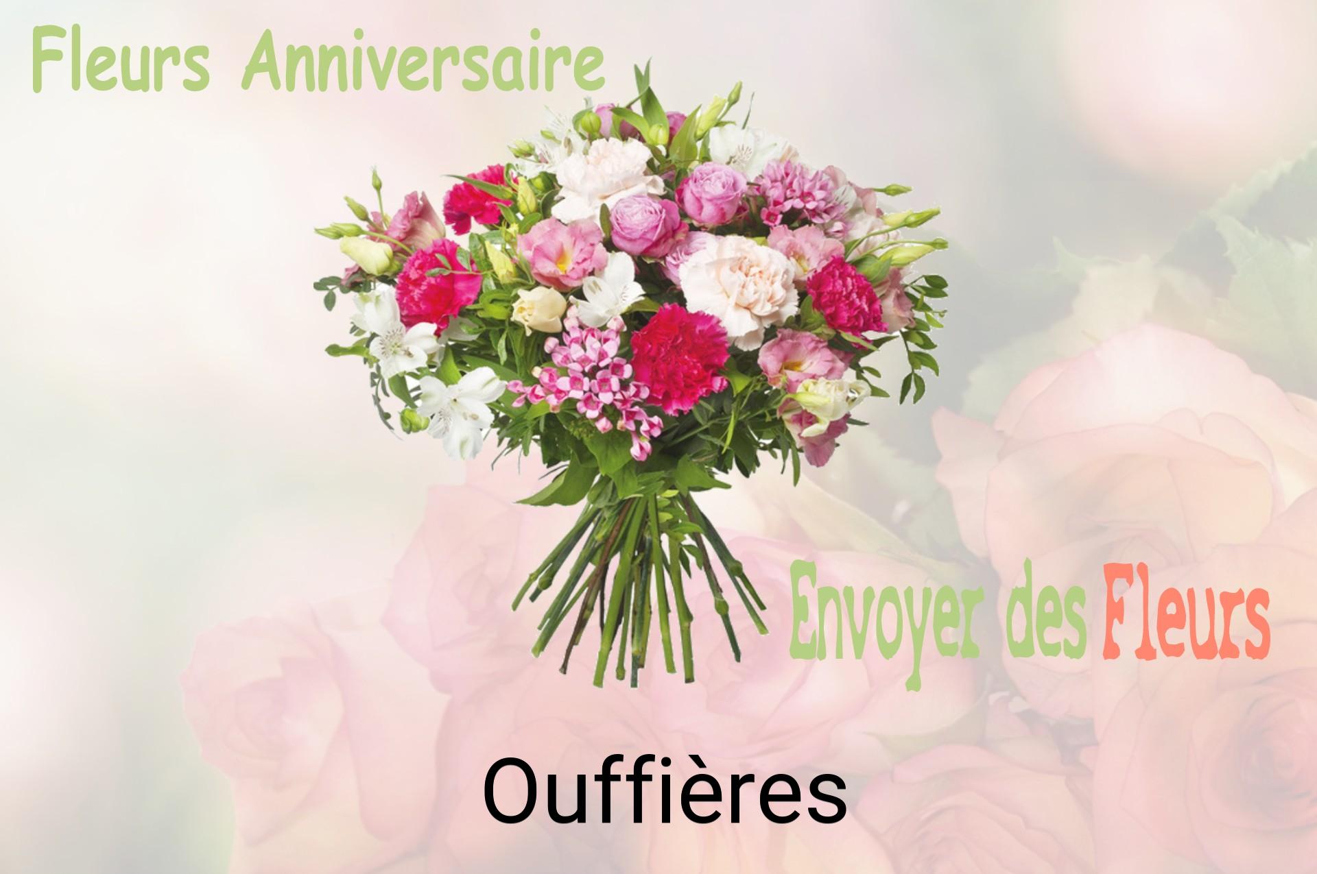 Bouquet de fleurs d’anniversaire livré à Ouffières